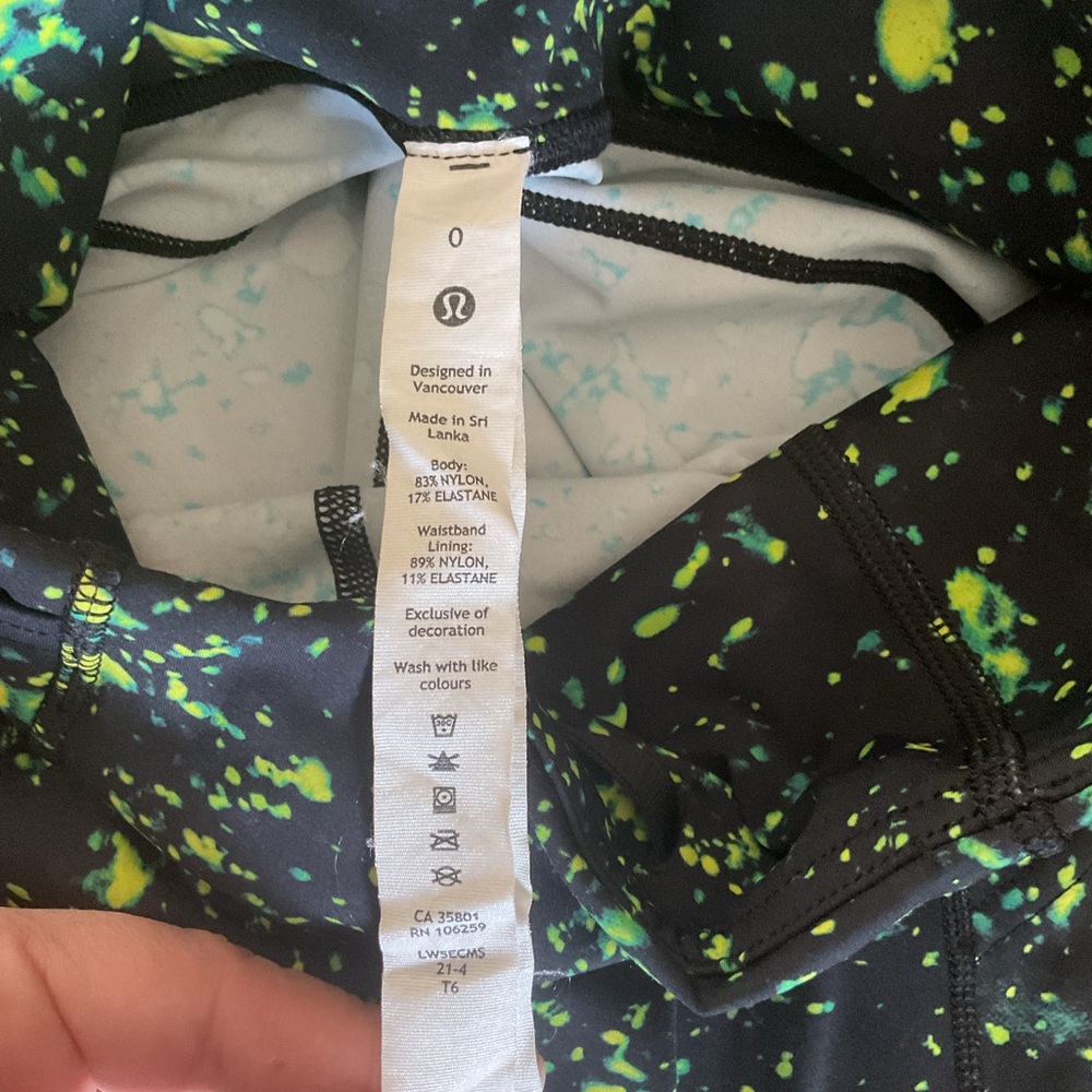 Lululemon Base Pace High-Rise Tight 25" women’s size 0 - Picture 4 of 5